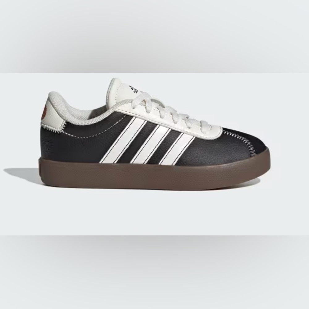 adidas Women's Black White Brown Low-Top Sneakers